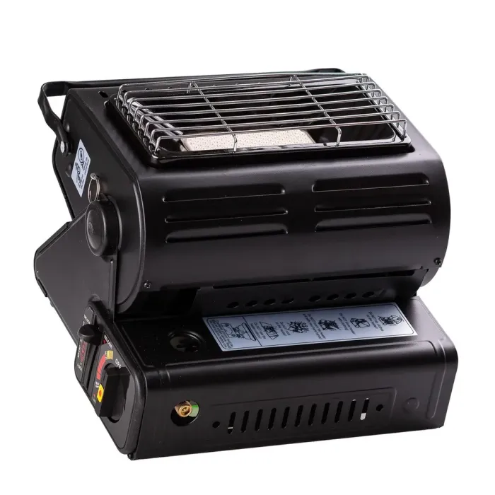 Туристичний газовий обігрівач портативний 2в1 на 1.3 кВт (HPYC808B) - зображення 2