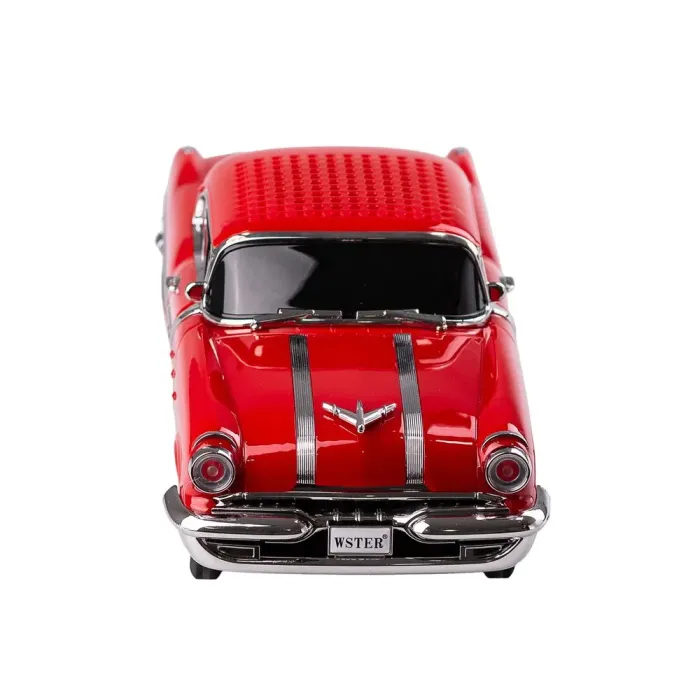 Портативна колонка Bluetooth бездротова у формі машинки 3 Вт потужна Червоний (UR125R) - зображення 4