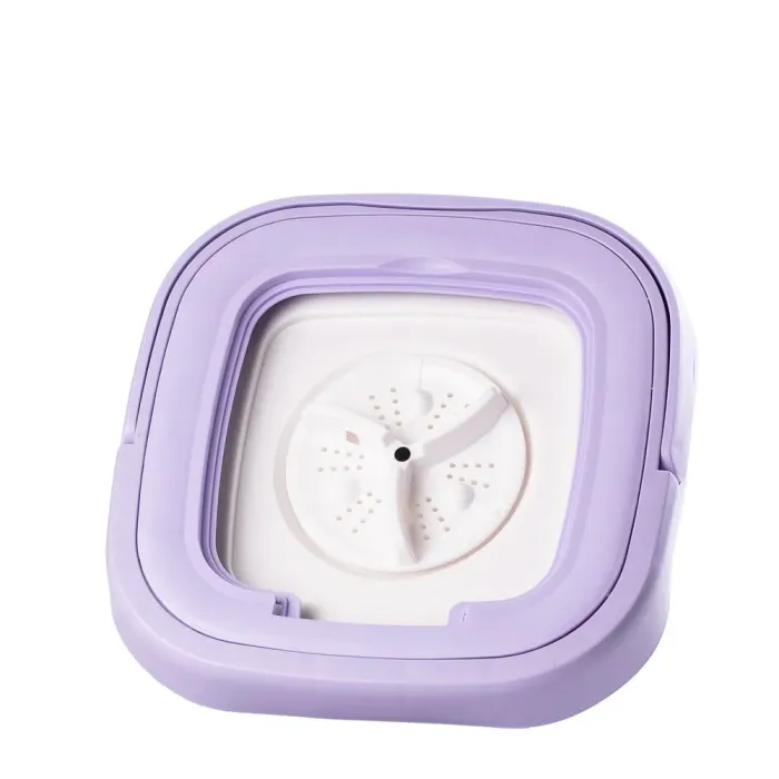 Стиральная машина портативная складная 8 л 80°С полуавтоматическая мини стиралка ультразвуковая (GL1V) - изображение 6