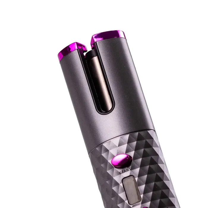 Плойка автоматична бездротова до 200 градусів портативний стайлер для завивки волосся з таймером Сірий (HP7952G) - зображення 5