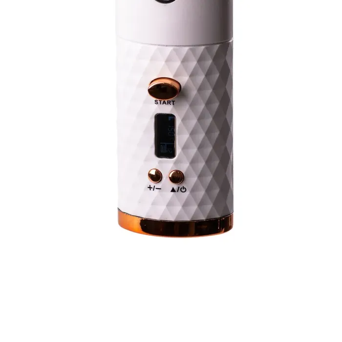 Плойка автоматична бездротова до 200 градусів портативний стайлер для завивки волосся з таймером Білий (HP7954W) - зображення 3