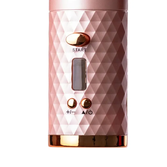 Плойка автоматична бездротова до 200 градусів портативний стайлер для завивки волосся з таймером Рожевий (HP7955P) - зображення 5