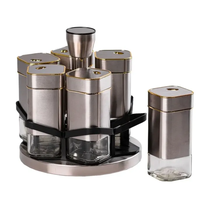 Набор для специй на подставке 6 предметов по 120 мл (HP531T1025J) - изображение 3
