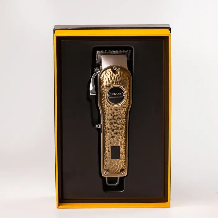 Тример професійний акумуляторний з 4 насадками та USB машинка для стрижки бездротова Sokany SK-LF-9976 (SKLF9976GL) - зображення 5