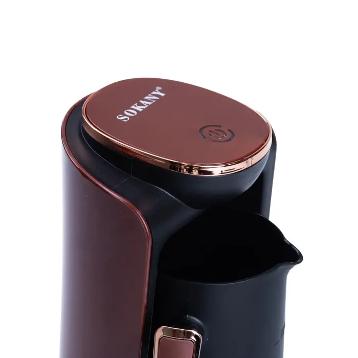 Кавоварка електрична 250 (мл) для дому та офісу Sokany кавомашина побутова електрокавоварка kofevarka (SK0136) - зображення 8