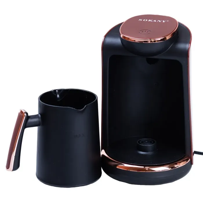 Кавоварка електрична 250 (мл) для дому та офісу Sokany кавомашина побутова електрокавоварка kofevarka (SK0136) - зображення 9
