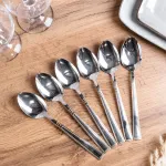 Набір столових ложок 6 шт нержавіюча сталь нержавіюча сталь гальванічне покриття (HP701)