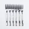Набір столових виделок 6 шт нержавіюча сталь гальванічне покриття (HP702)