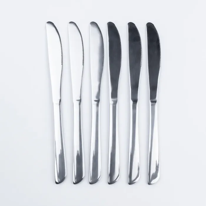Набір столових ножів 6 шт нержавіюча сталь гальванічне покриття (HP704) - зображення 2