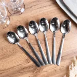 Набір столових ложок 6 шт нержавіюча сталь нержавіюча сталь гальванічне покриття (HP705)