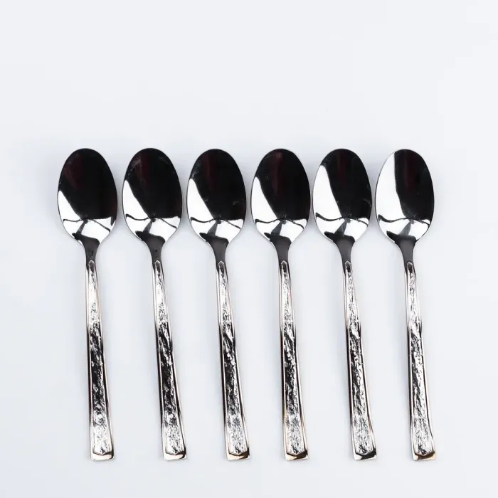 Набор столовых чайных из нержавеющей стали 6 штук (HP96921) - изображение 2