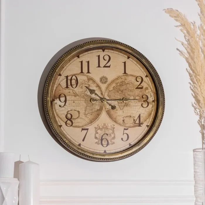 Годинник настінний великий круглий Глобус (HP211) - зображення 1