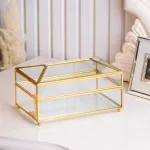 Салфетка бронзовое стекло и металл 18912 см (HP411)