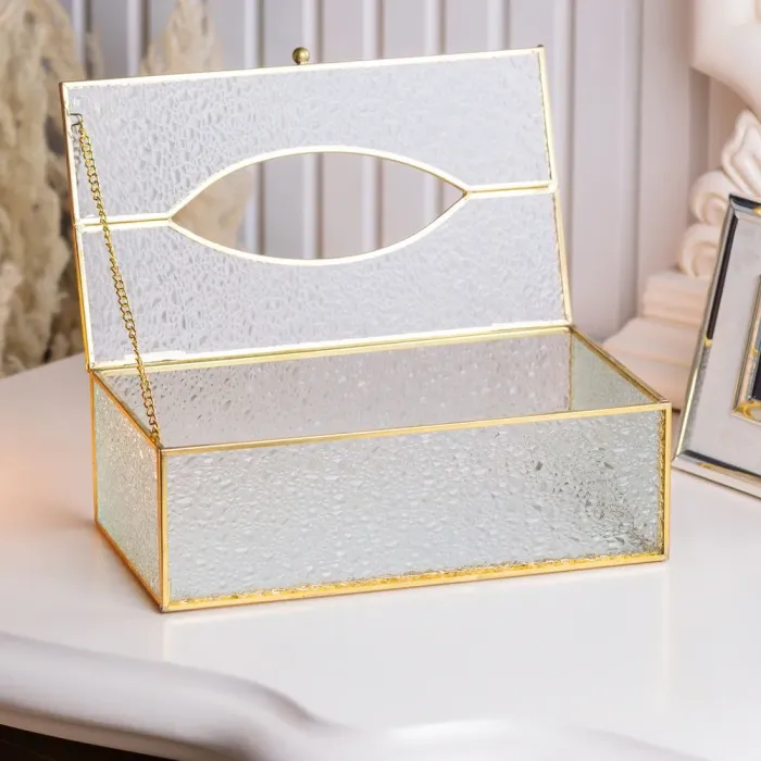 Серьги золотые кристаллы стекло и металл 25,5х7,5х12,5 (HP409) - изображение 2