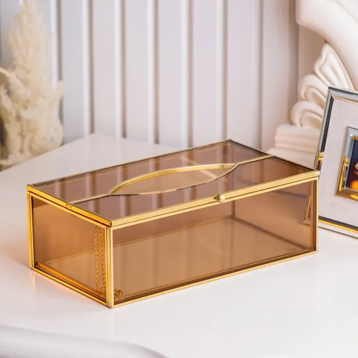 Салфетка золотая стекло и металл 25,57,512,5 (HP408) - изображение 1