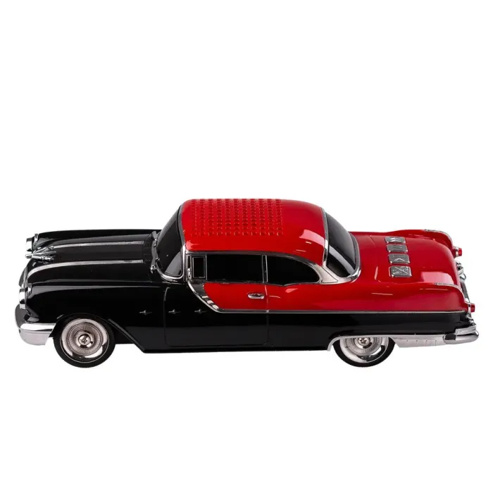 Портативна колонка Bluetooth бездротова у формі машинки 3 Вт потужна Червоно-біла (UR125RW) - зображення 2