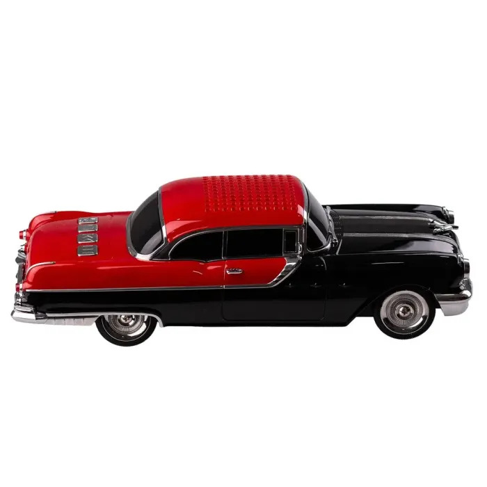 Портативна колонка Bluetooth бездротова у формі машинки 3 Вт потужна Червоно-біла (UR125RW) - зображення 3