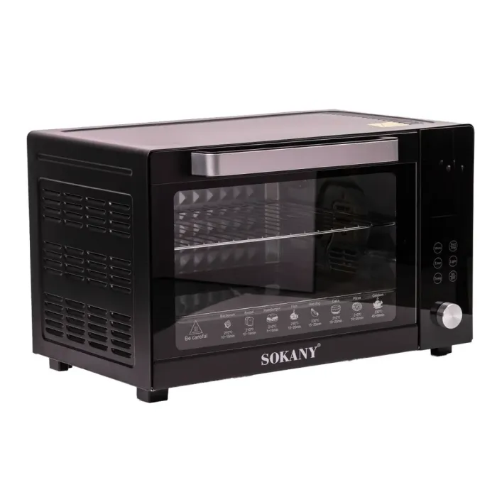 Духовка електрична настільна з конвекцією Sokany електропіч на 50 л Вт Електродуховка для дому 1700 Вт (SK-10011) - зображення 8