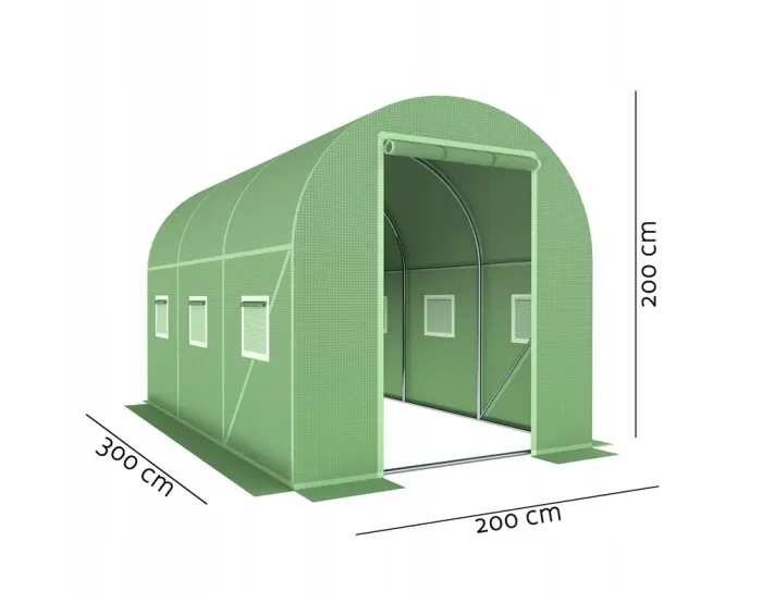 Парник теплиця Kontrast 6м2 (300х200х200см) Польща (P0021) - изображение 2