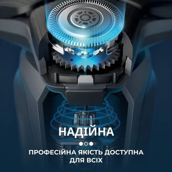 Електробритва портативна професійна чоловіча з насадками бритва шейвер для сухого гоління Sokany SK-378 (SK378) - зображення 3
