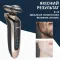 Електробритва портативна професійна чоловіча з насадками бритва шейвер для сухого гоління Sokany SK-378 (SK378)