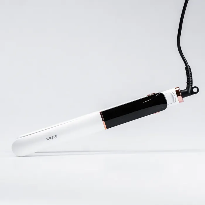 Випрямляч для волосся керамічний з РК дисплеєм, стайлер для вирівнювання волосся та завивки VGR V-515 (V515W) - зображення 4