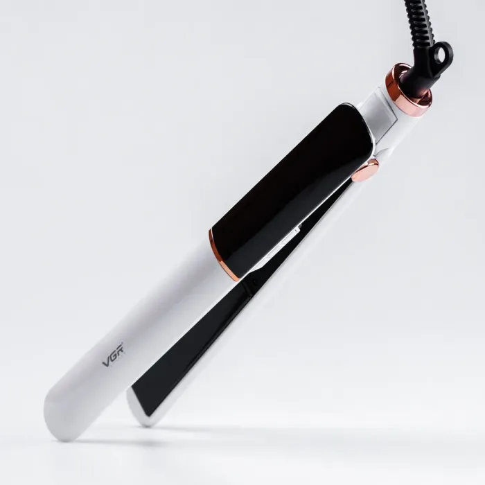 Випрямляч для волосся керамічний з РК дисплеєм, стайлер для вирівнювання волосся та завивки VGR V-515 (V515W) - зображення 5