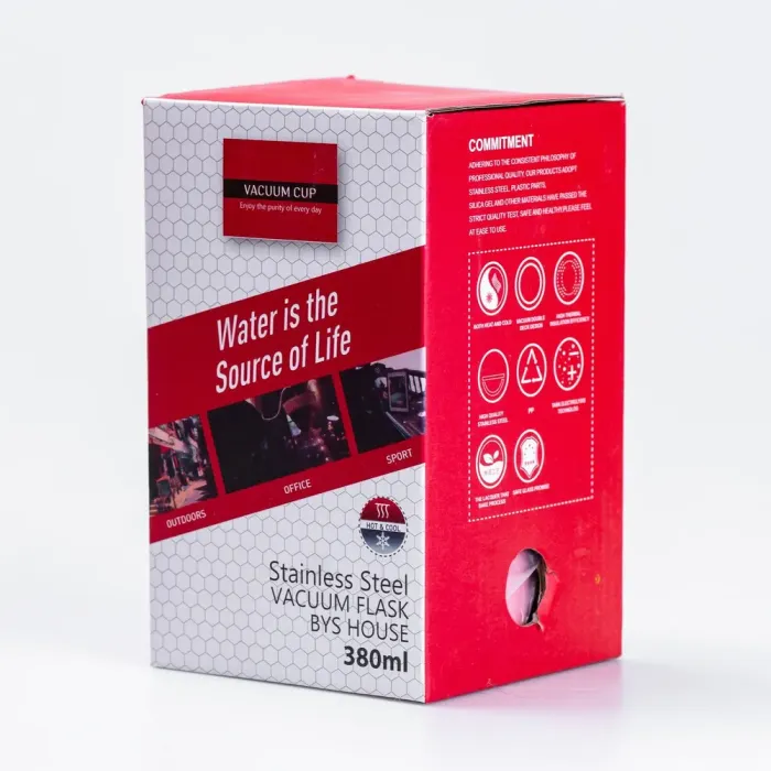 Термос из нержавеющей стали 380 мл с датчиком температуры термокружка до 12 часов (HPGM5821P) - изображение 6