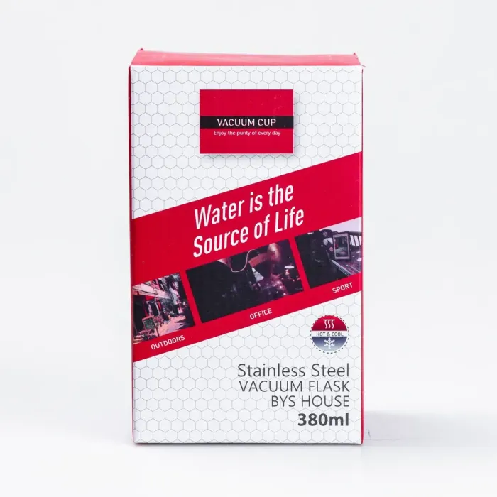 Термос із нержавіючої сталі 380 мл із датчиком температури термокружка до 12 годин Зелений (HPGM5821GR) - зображення 6