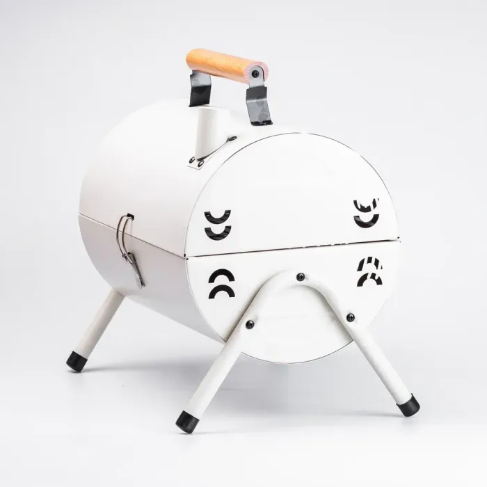 Переносний складний мангал барбекю 38×28×40 (см), гриль барбекю з кришкою (HP452GBE) - зображення 3