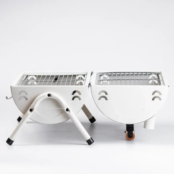 Переносний складний мангал барбекю 38×28×40 (см), гриль барбекю з кришкою (HP452GBE) - зображення 6