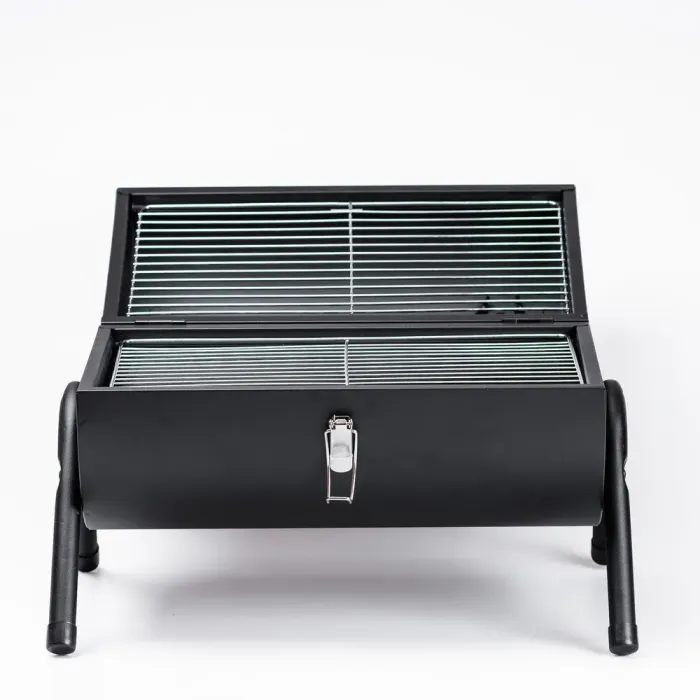 Переносной складной мангал барбекю 382840(см), гриль барбекю с крышкой Черный (HP452GB) - изображение 6