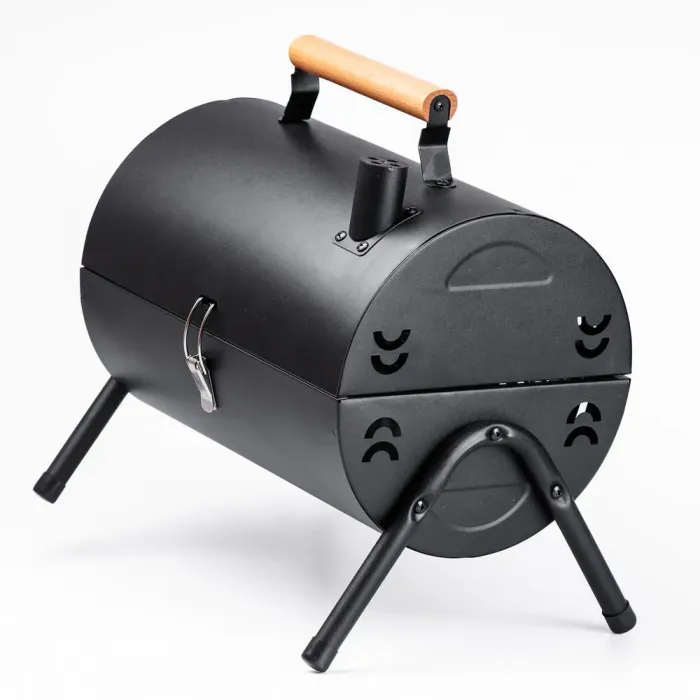 Переносной складной мангал барбекю 382840(см), гриль барбекю с крышкой Черный (HP452GB) - изображение 3