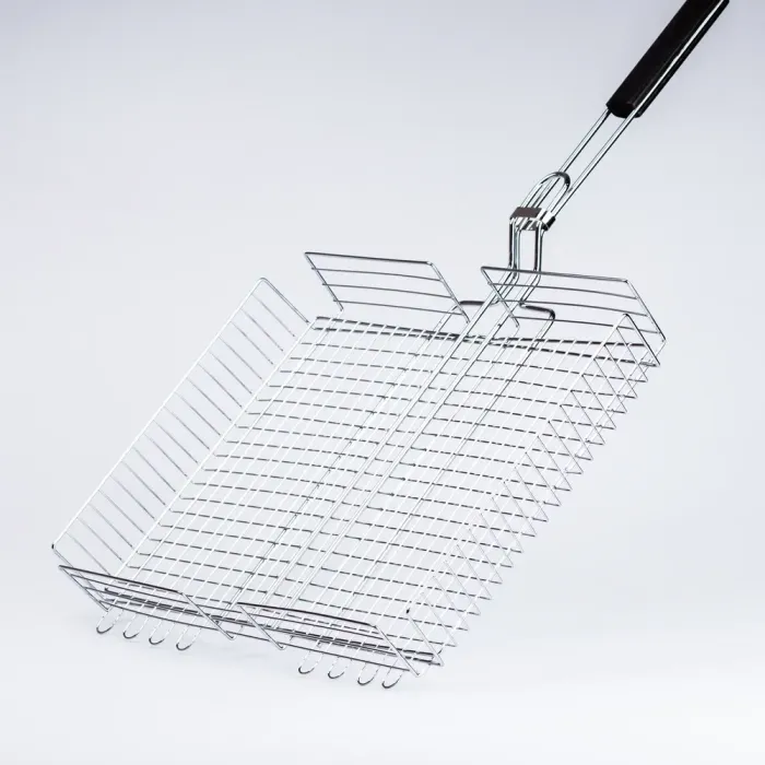 Решетка на мангал для гриля и барбекю 58327 (см) – универсальная, глубокая (HP459) - изображение 2