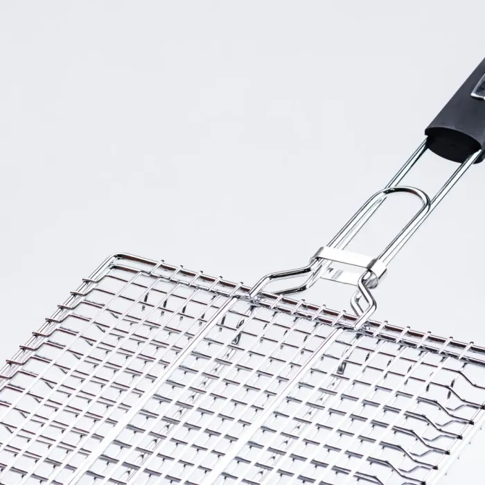 Решетка гриль для мангала 55254(см) - решетка для барбекю из нержавеющей стали (HP455RESH) - изображение 5