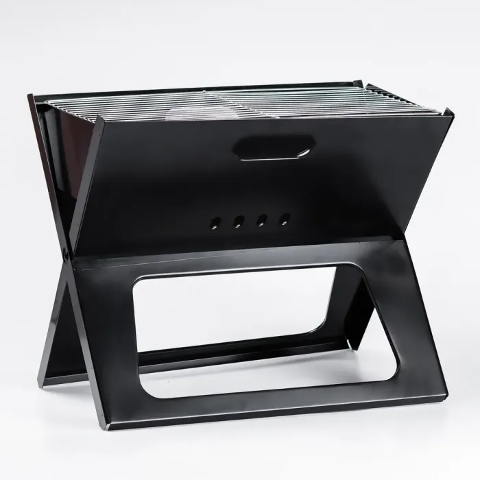 Міні мангал з решіткою складаний 44×29,5×36 (см) портативний барбекю, гриль (HP451M) - зображення 3