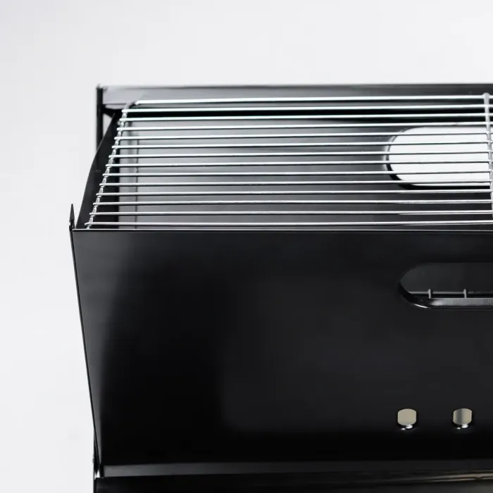 Міні мангал з решіткою складаний 44×29,5×36 (см) портативний барбекю, гриль (HP451M) - зображення 6