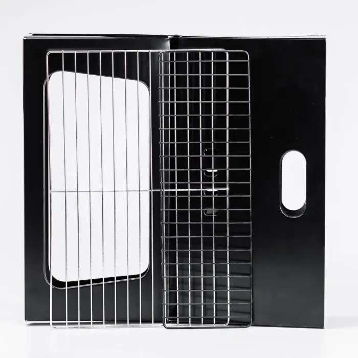 Міні мангал з решіткою складаний 44×29,5×36 (см) портативний барбекю, гриль (HP451M) - зображення 7