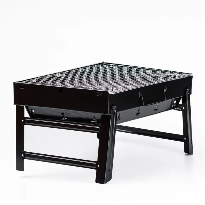 Мангал с решеткой складной портативный 433023.5(см) - маленький мангал барбекю гриль (HP450M) - изображение 5