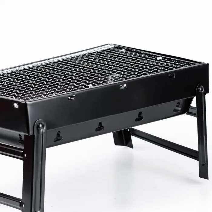 Мангал с решеткой складной портативный 433023.5(см) - маленький мангал барбекю гриль (HP450M) - изображение 9