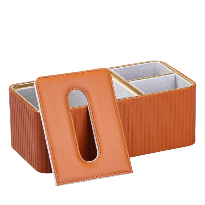 Салфетка на стол с двумя дополнительными отделениями • Подставка для салфеток Коричневый - изображение 4