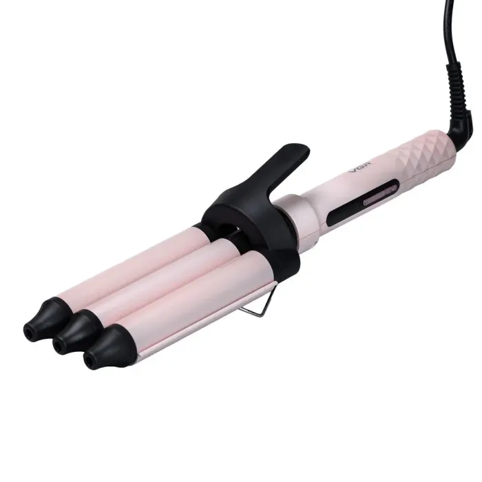 Плойка для завивки волосся керамічна на 3 хвилі з потужністю 50 Вт (V593) - зображення 3