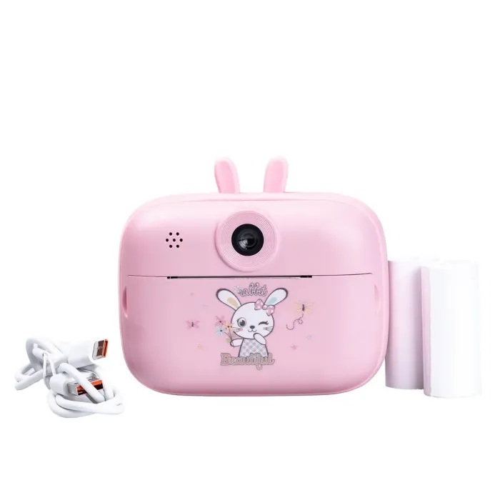 Цифровий дитячий фотоапарат з функцією миттєвого друку Рожевий (HPS1P) - зображення 9