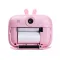 Цифровий дитячий фотоапарат з функцією миттєвого друку Рожевий (HPS1P)