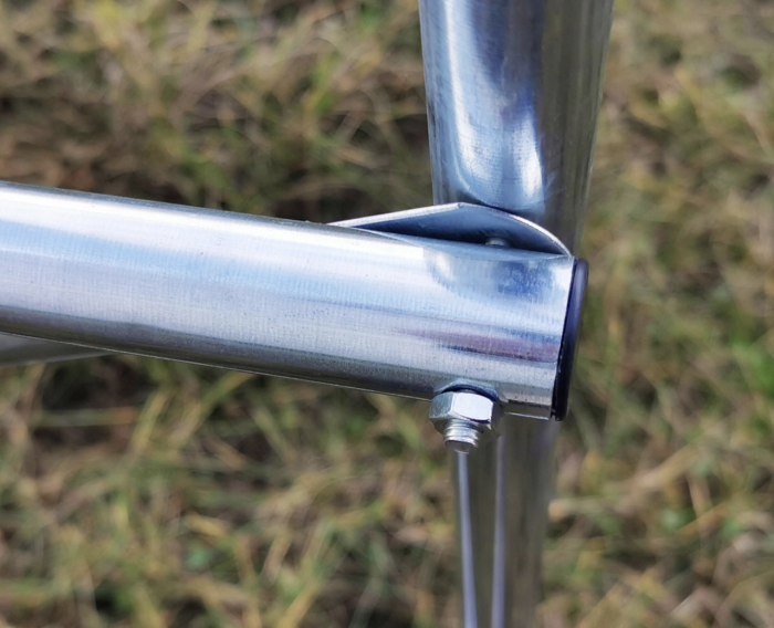 Садова теплиця 18 м² (6 х 3 х 2 м) з вікнами, армована плівка UV-4, труба 25 мм, Зелена (Польща) (29099) - изображение 6