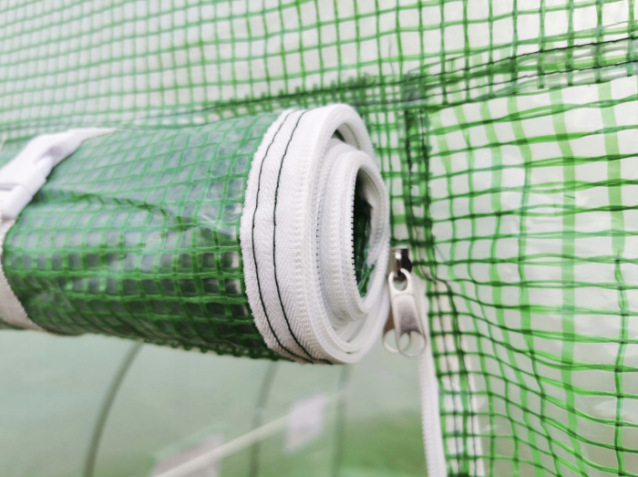 Садова теплиця 18 м² (6 х 3 х 2 м) з вікнами, армована плівка UV-4, труба 25 мм, Зелена (Польща) (29099) - изображение 8