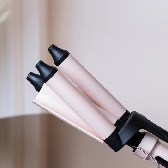 Плойка для завивки волосся керамічна на 3 хвилі з потужністю 50 Вт (V593) - зображення 2