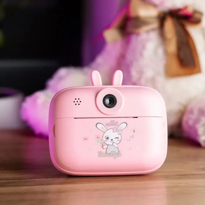 Цифровий дитячий фотоапарат з функцією миттєвого друку Рожевий (HPS1P) - зображення 1
