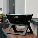 Міні мангал з решіткою складаний 44×29,5×36 (см) портативний барбекю, гриль (HP451M)