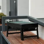 Мангал з решіткою складаний портативний 43×30×23.5 (см) - маленький мангал барбекю гриль (HP450M)